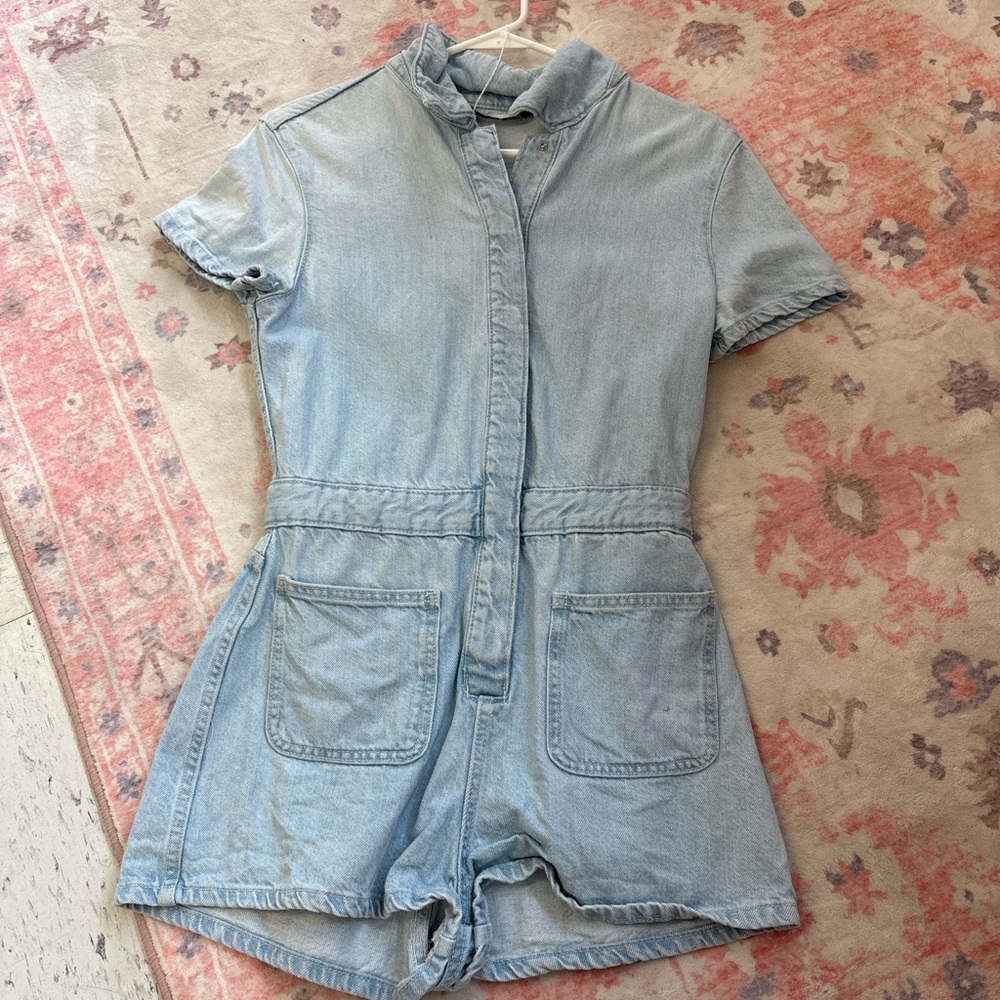 Zara denim romper